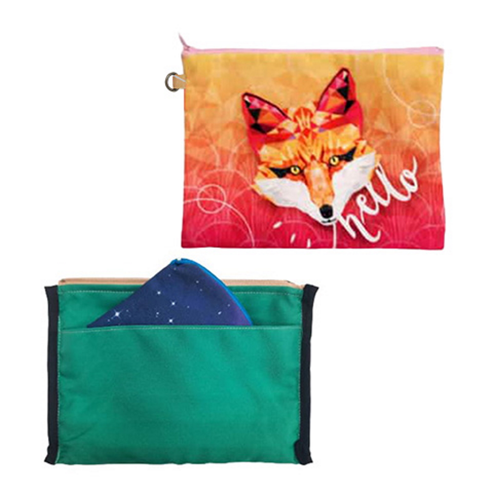 扁形拉鍊包 縮圖 1