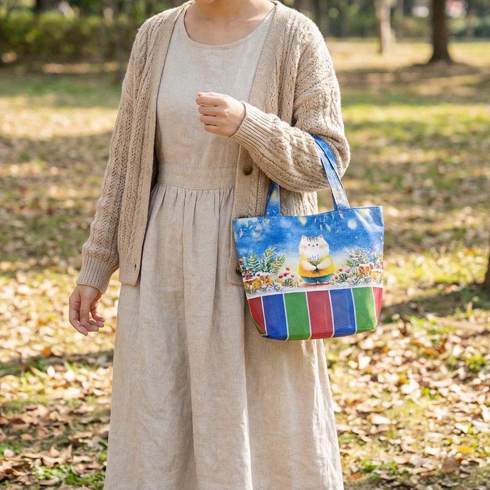 便當袋(茄芷網布) 縮圖 1