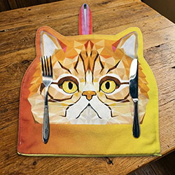 餐墊(造型)(收納袋)