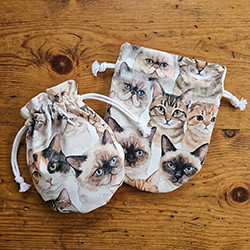 束口袋(束中間)(扁圓底)