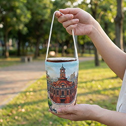 飲料提袋(雙面)(圓底)