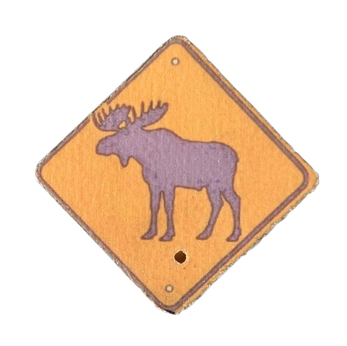 Moose Road Sign