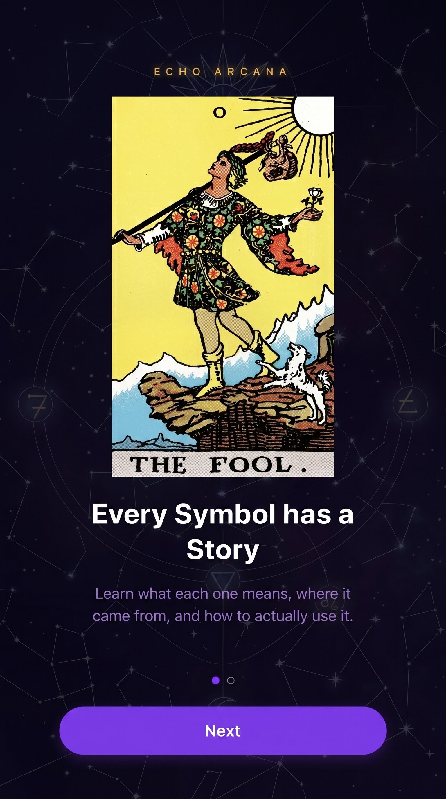 Echo Arcana App