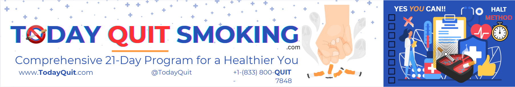 FULL cut Single QUIT page banner header