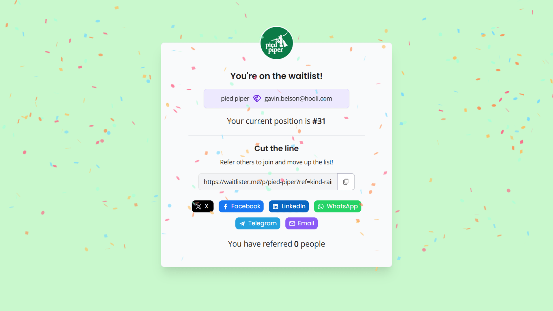 Thank-you page customization