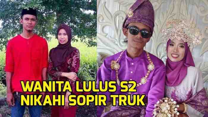 Lulusan S2 Wanita ini Dihina Tetangga Karena Menikahi Sopir Truk