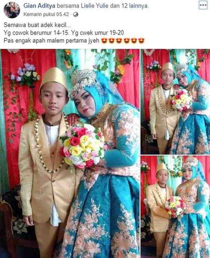 Viral Bocah 14 Tahun di Madura Nikahi Wanita Lebih Tua Darinya