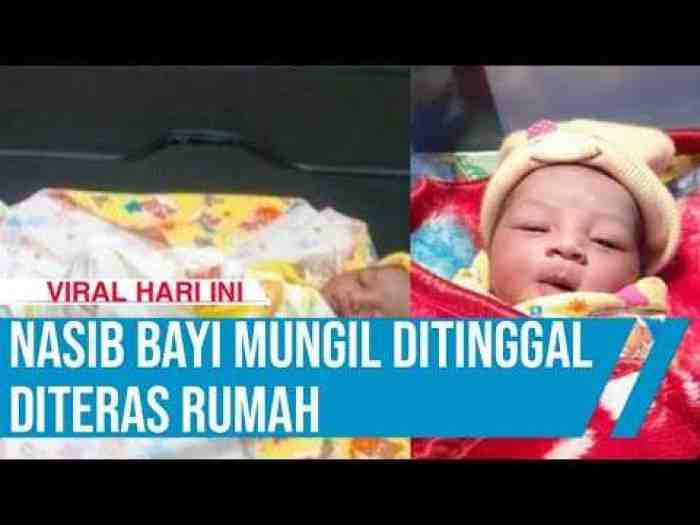 Nasib Malang Bayi Mungil Menggemaskan Ditemukan Warga di Depan Teras Rumah