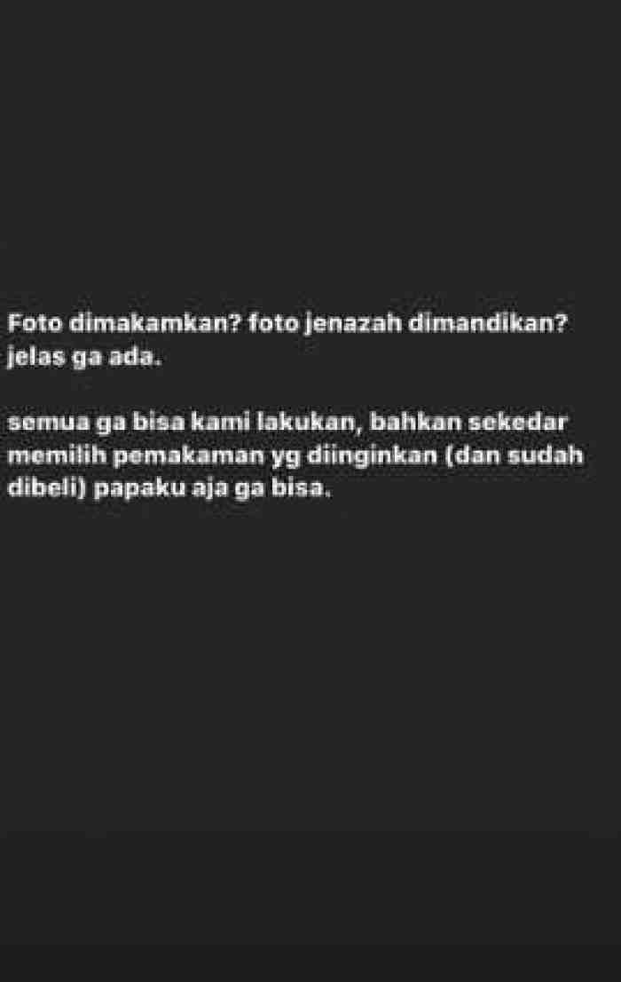 Haru, Anak Pasien COVID-19 Ceritakan Detik-detik Meninggalnya Sang Ayah