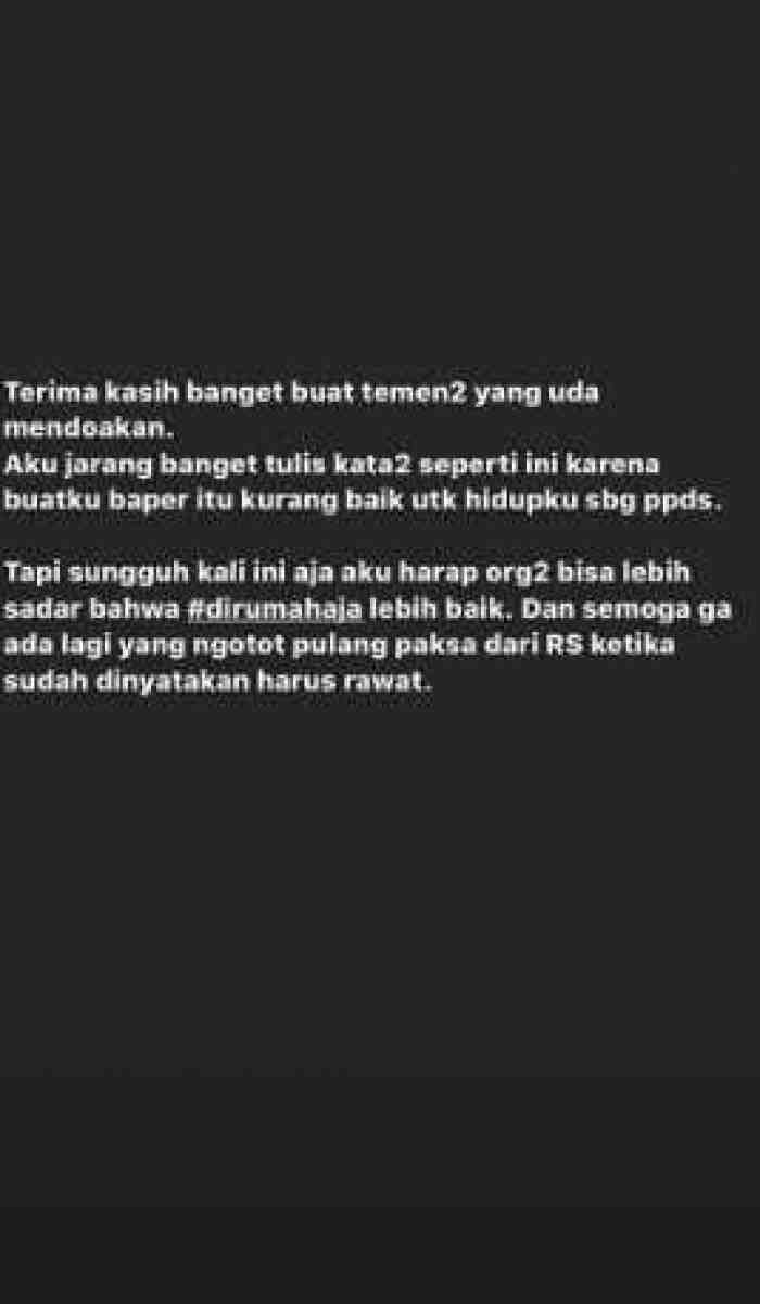Haru, Anak Pasien COVID-19 Ceritakan Detik-detik Meninggalnya Sang Ayah