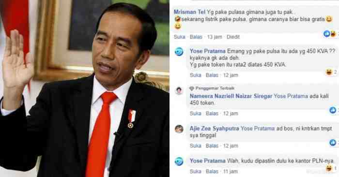 Jokowi Gratiskan Listrik, Pengguna Listrik Token Tanya Tagihannya