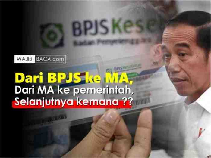 Bagaimana Kenaikan Iuran BPJS yang Telanjur Dibayarkan? ini Kata MA