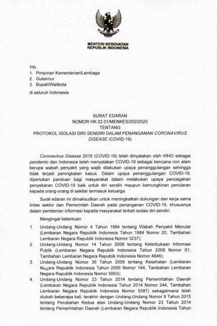 Sekarang Pasien Positif Corona Bisa Diisolasi Mandiri di Rumah, Amankah?