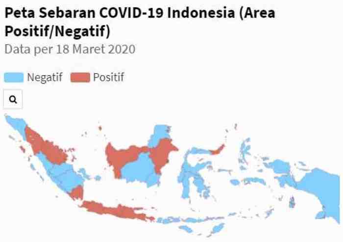 Merata, Korona Masuki Hampir Semua Pulau Besar di Indonesia
