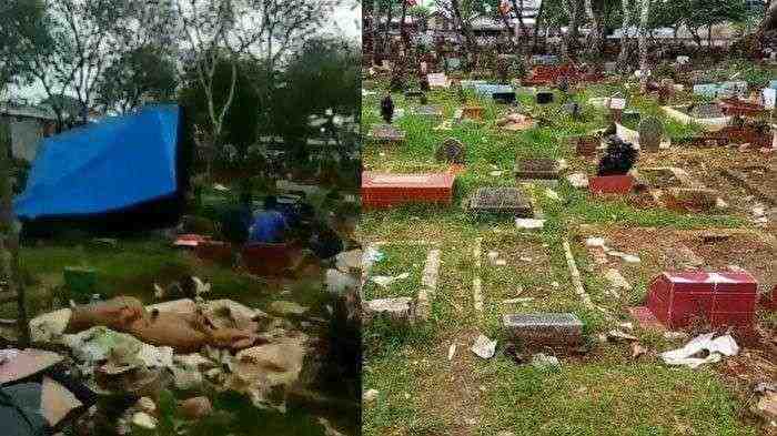 Parah, Orang ini Dangdutan di Kuburan, Penjaga Makam Kewalahan