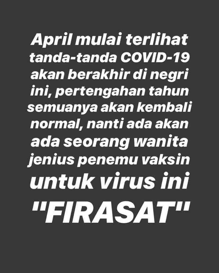 Heboh! Paranormal ini Ramal Corona Akan Hilang di Bulan April