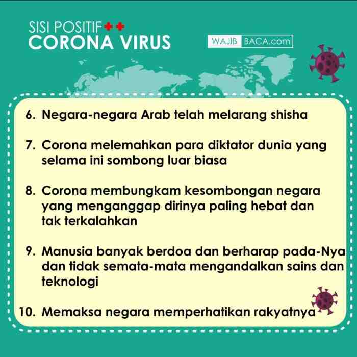Sisi Positif Virus Corona yang Harus Kita Syukuri