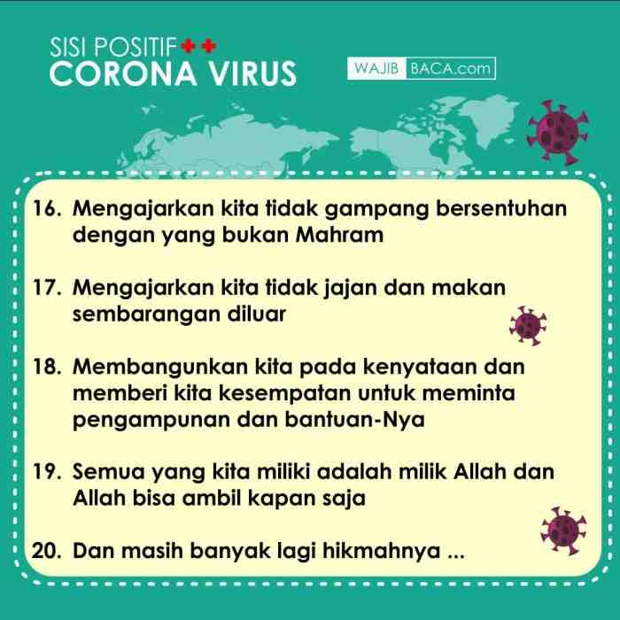 Sisi Positif Virus Corona yang Harus Kita Syukuri