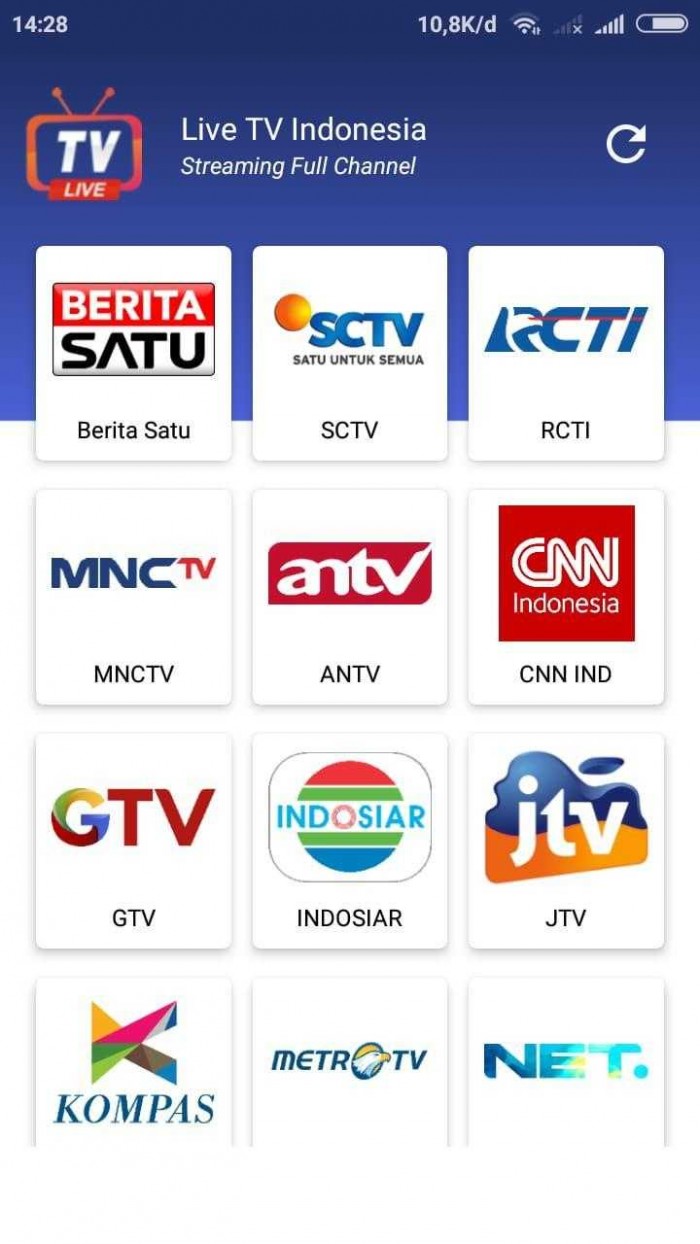 Aplikasi TV Online Gratis untuk Android Free Download