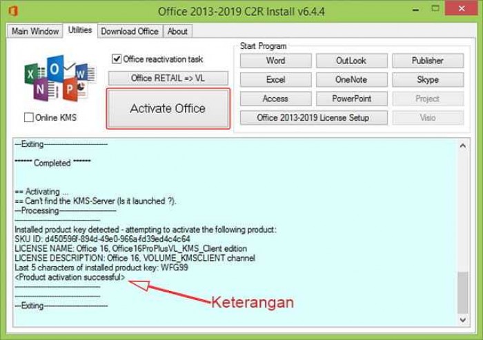 3 Cara Aktivasi Microsoft Office 2016 Permanen