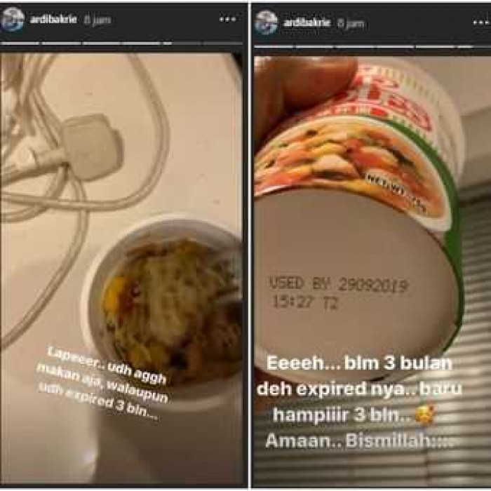 Ardi Bakrie Makan Mi Instan Kedaluwarsa, Ini Bahayanya bagi Tubuh