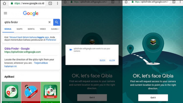 Cara Menentukan Kiblat Dengan Kompas Online