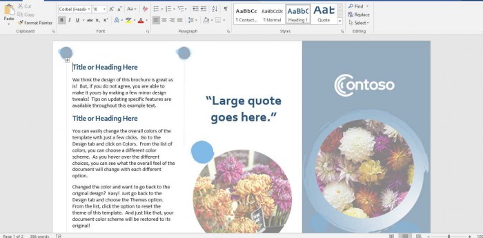 Cara Membuat Brosur Lengkap, Word, Photoshop, dan Coreldraw