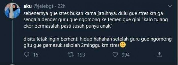 Tragis, Siswi SMA ini Lumpuh Akibat Bercandaan Teman yang Kelewatan
