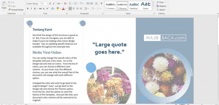Cara Membuat Brosur Lengkap, Word, Photoshop, dan Coreldraw