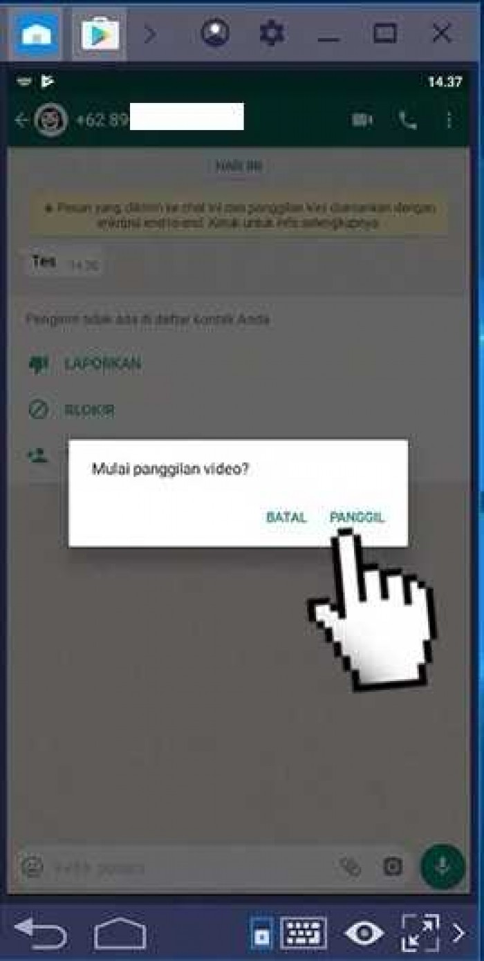 Cara Video Call Whatsapp di Laptop dengan Emulator Android