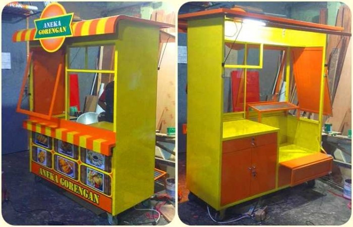 12 Inspirasi Gerobak Jualan yang Unik, Dijamin Bikin Dagangan Laris Manis!