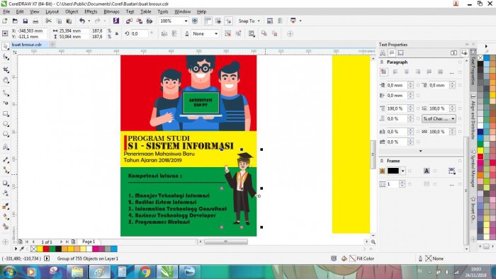 Cara Membuat Brosur Lengkap, Word, Photoshop, dan Coreldraw