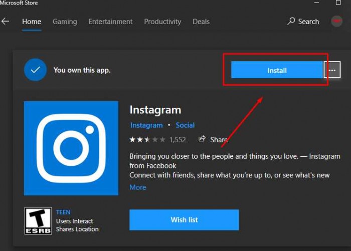 Cara Download Instagram di Laptop Windows