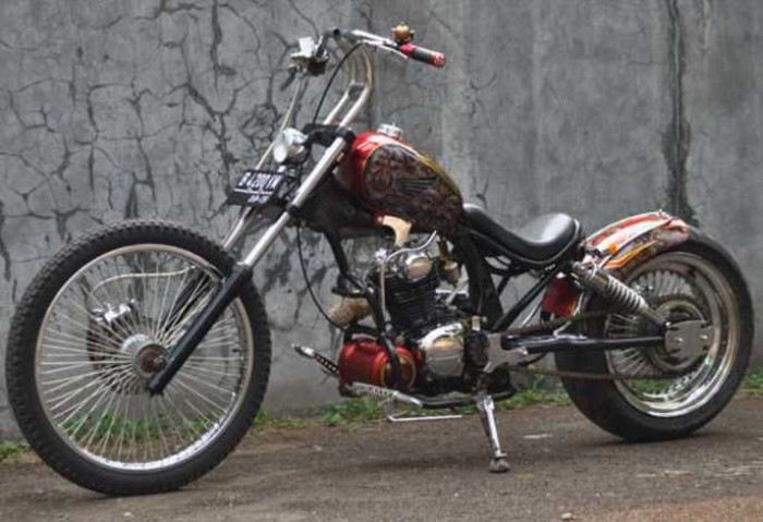 5 Modifikasi Honda GL 100 Paling Keren di Tahun 2019