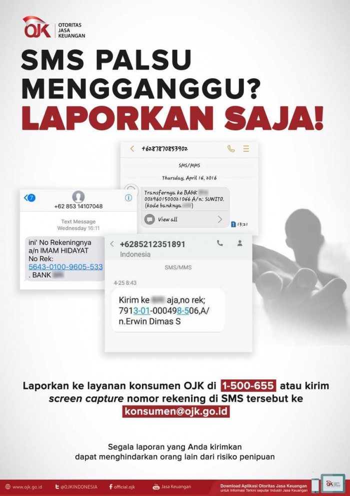 Lapor SMS Penipuan Dari Berbagai Provider Dengan Cara Ini