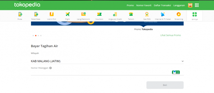 Cara Bayar Tagihan PDAM Kota Malang Online Cara Bayar Tagihan PDAM Kota Malang Online