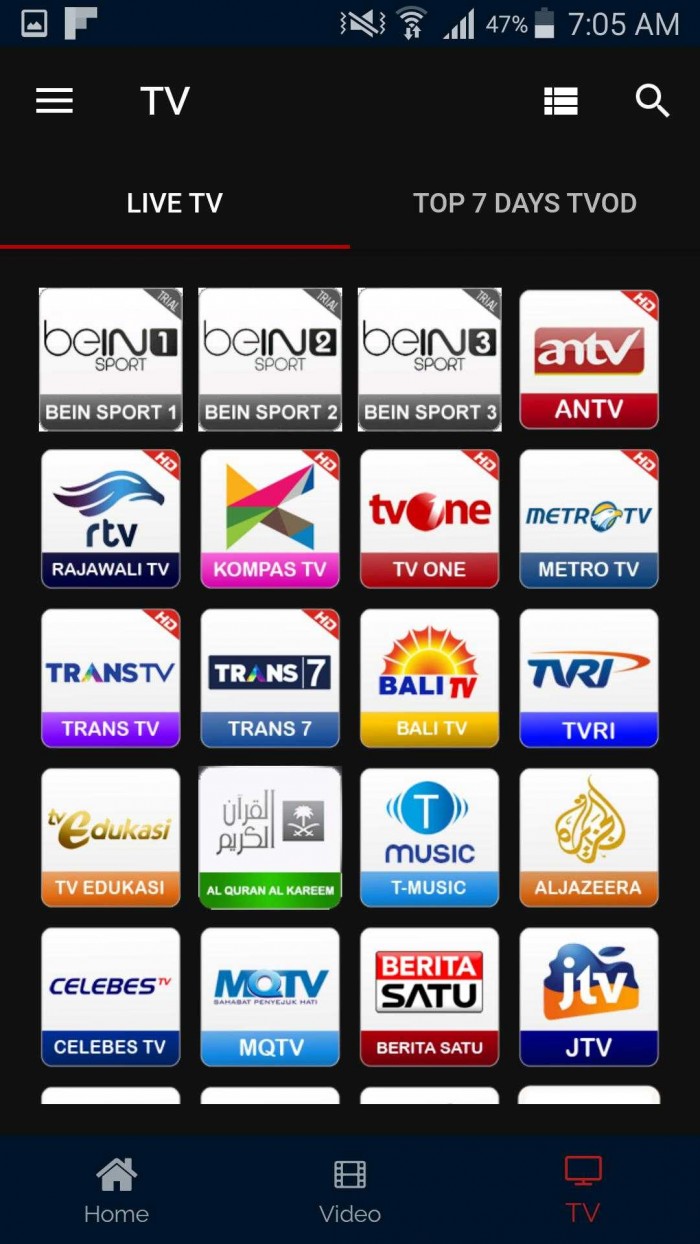 Aplikasi TV Online Gratis untuk Android Free Download