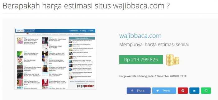 5 Situs Untuk Cek Harga Website dan Blog