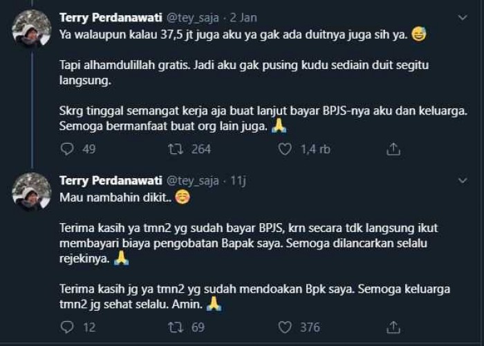 Ditagih Dari RS 37 Juta, Peserta BPJS ini Malah Bersyukur