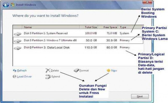 Panduan Lengkap Cara Instal Windows 7 dengan Flashdisk Panduan Lengkap Cara Instal Windows 7 dengan Flashdisk