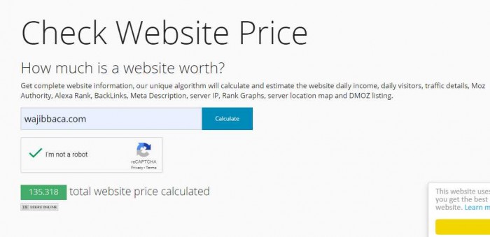 5 Situs Untuk Cek Harga Website dan Blog
