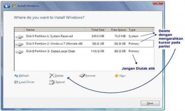 Panduan Lengkap Cara Instal Windows 7 dengan Flashdisk Panduan Lengkap Cara Instal Windows 7 dengan Flashdisk