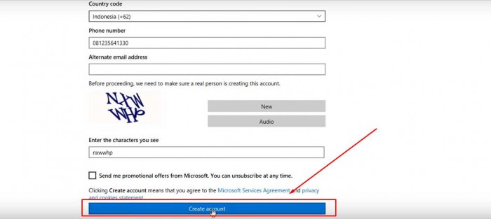 Cara Mudah Buat Akun Microsoft Gratis di Laptop dan HP 