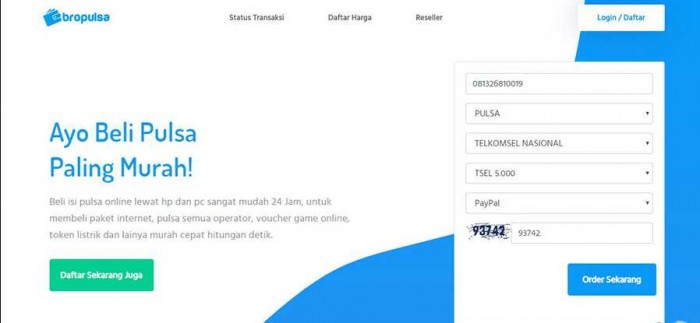 2 Cara Beli Pulsa Dengan Paypal Dijamin Mudah dan Lebih Murah
