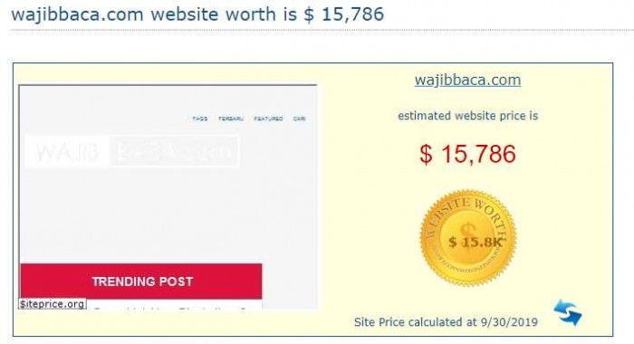 5 Situs Untuk Cek Harga Website dan Blog