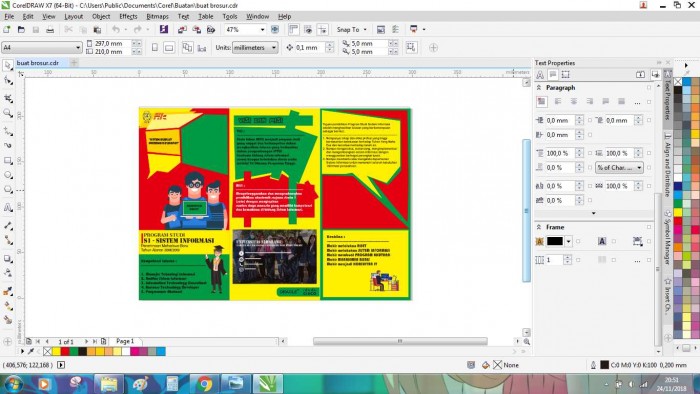 Cara Membuat Brosur Lengkap, Word, Photoshop, dan Coreldraw