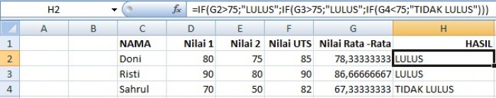 21 Rumus Dasar Excel Beserta Contohnya