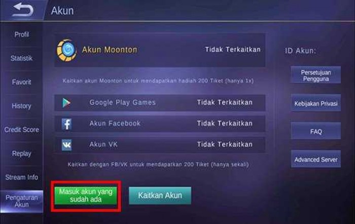 2 Cara Ganti Akun Mobile Legend Tanpa Ribet