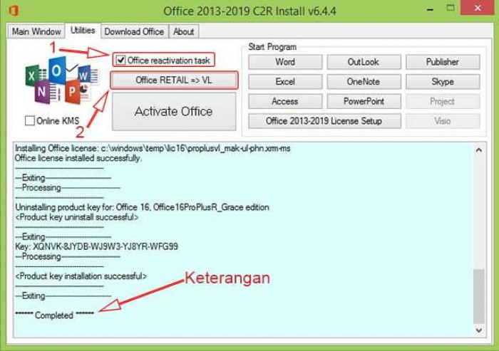 3 Cara Aktivasi Microsoft Office 2016 Permanen