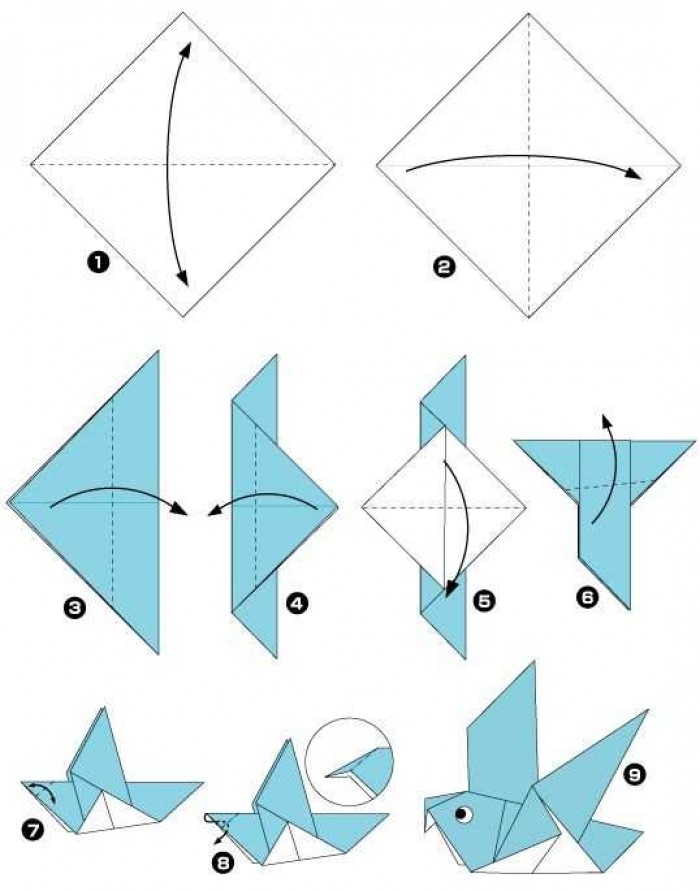Anti Ribet, Begini Cara Membuat Origami Burung Sederhana